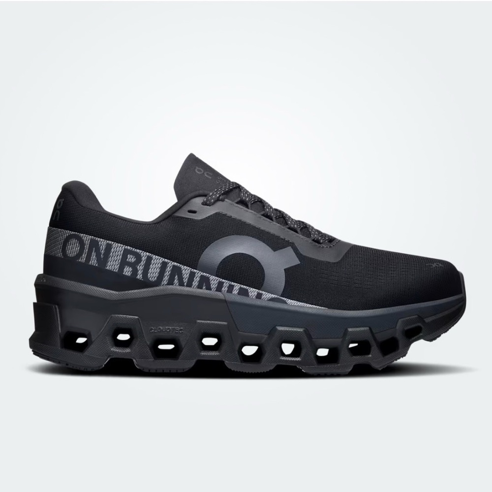 Monster On CloudMonster 2 Running Black Athletic Shoes with original box